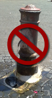 acqua non potabile fontana san cosimato